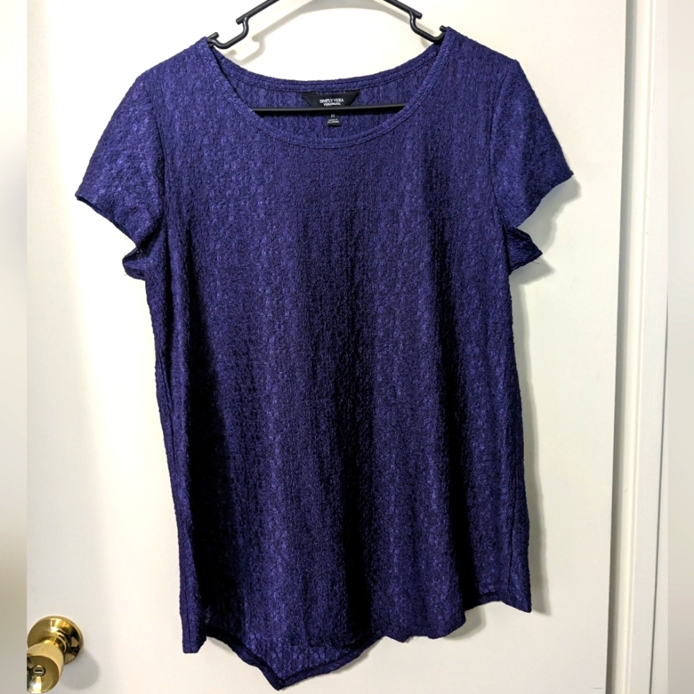 Vera Wang purple tee-shirt